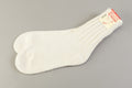Dicke Wollsocken weiß