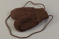 Kinder-Fausthandschuhe dunkel